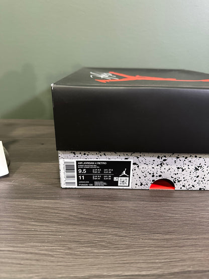 Jordan 4 White Cement 2025