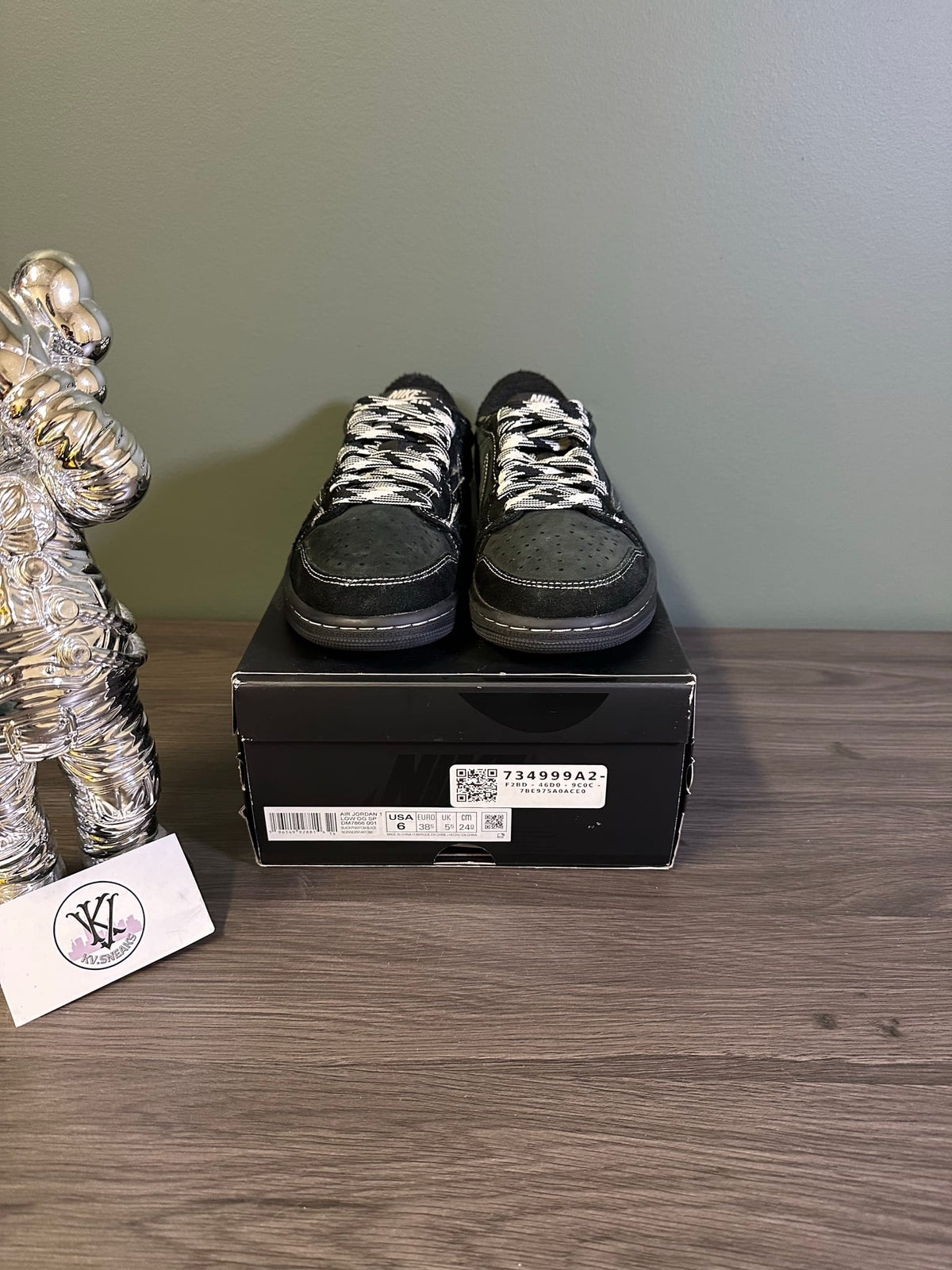Jordan 1 Retro Low OG SP Travis Scott Black Phantom