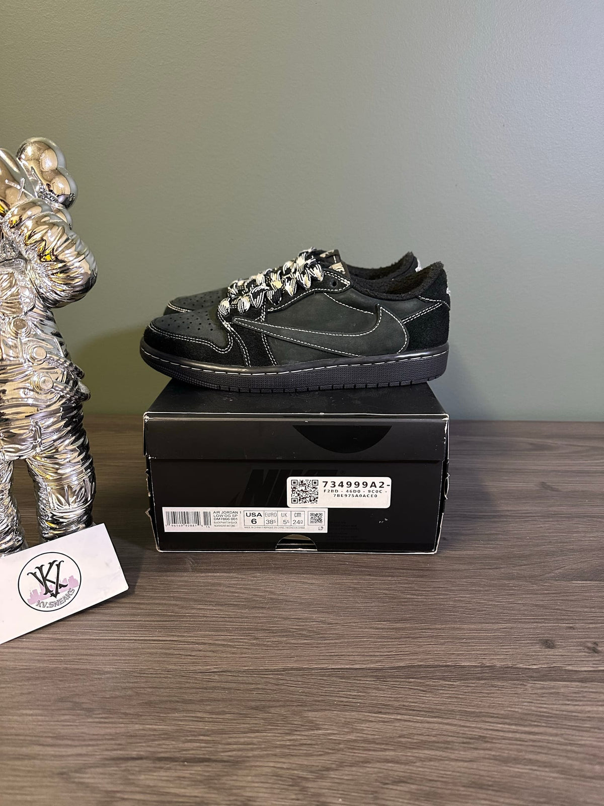 Jordan 1 Retro Low OG SP Travis Scott Black Phantom