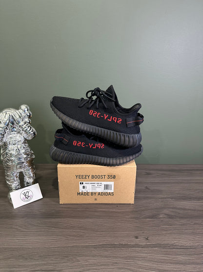 Yeezy 350 Black Red