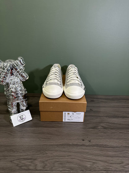 Burberry Logo Print Cotton Canvas