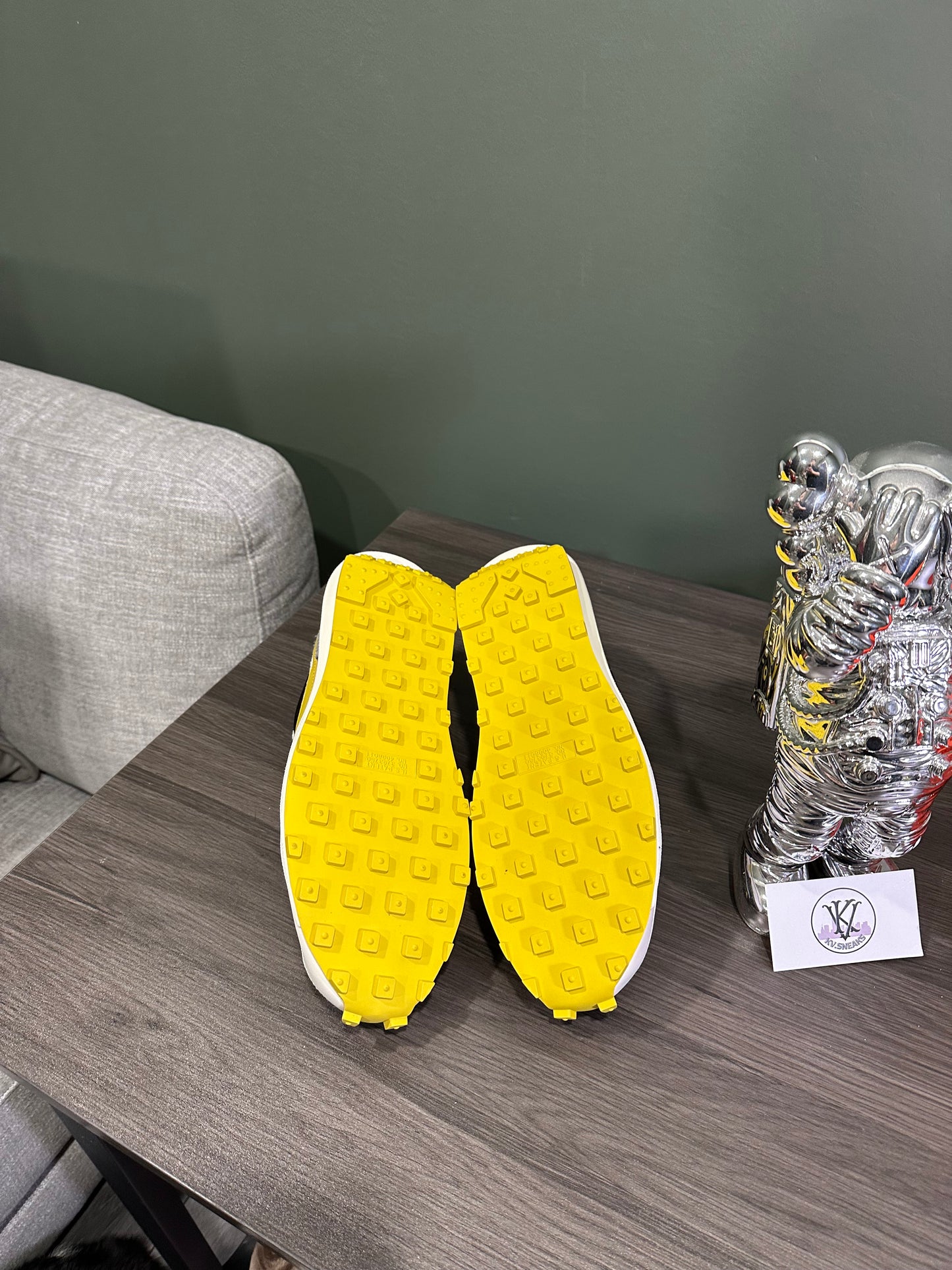 Nike LD Waffle Sacai Undercover Black Bright Citron