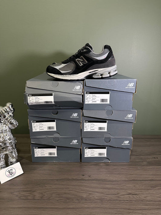 New Balance 2002R Black Castlerock Grey