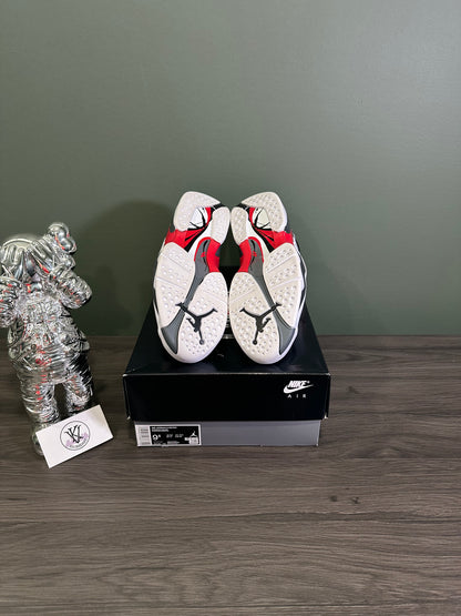 Jordan 8 White True Red 2025