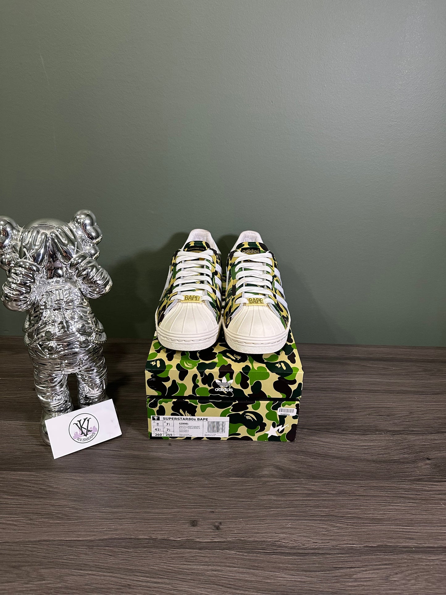 Adidas Superstar Bape Camo Green