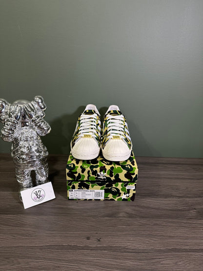 Adidas Superstar Bape Camo Green