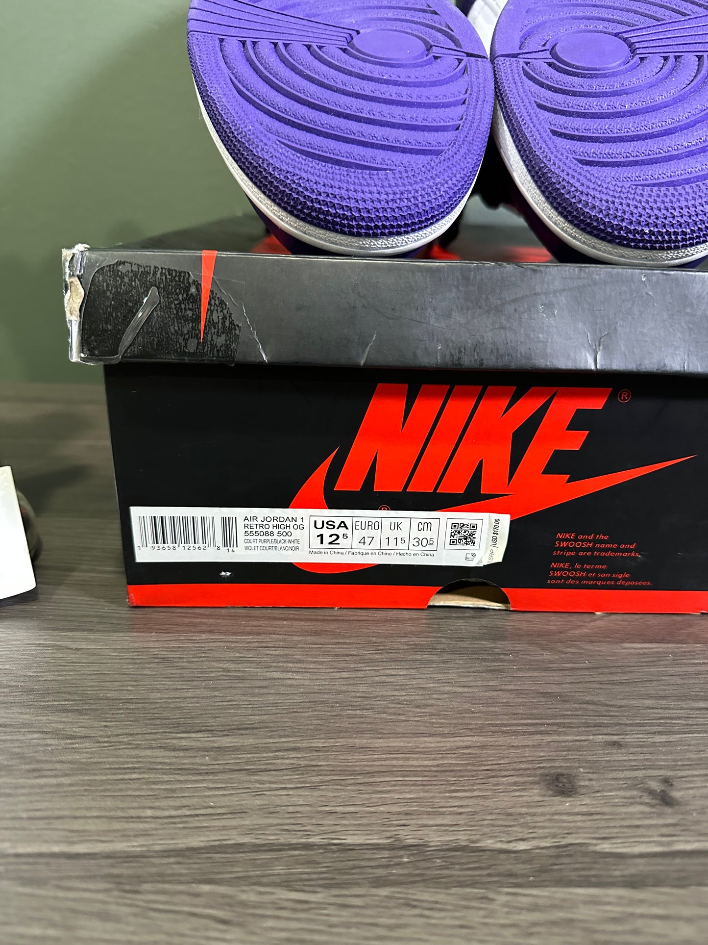 Jordan 1 High Court Purple 2.0