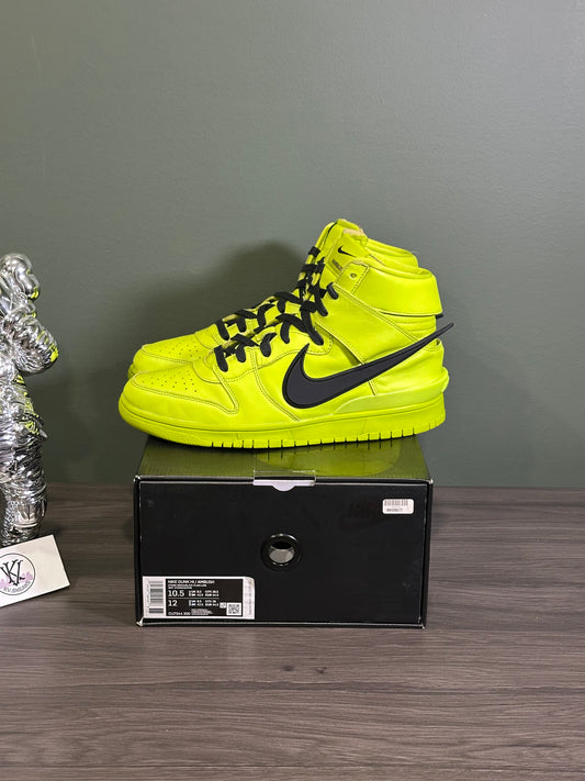 Dunk High AMBUSH Flash Lime