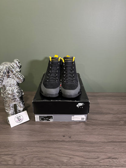 Jordan 9 Dark Charcoal University Gold