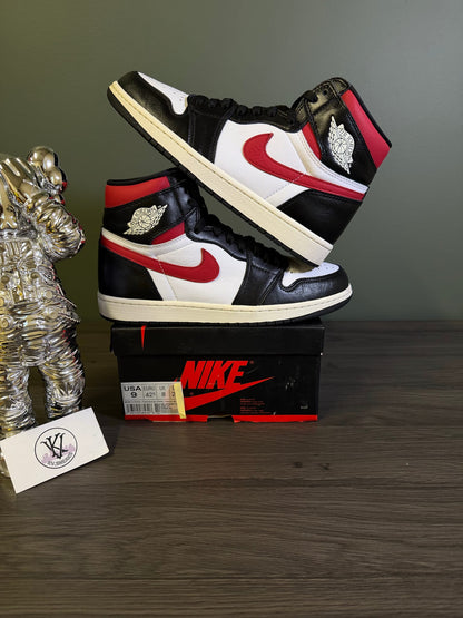 Jordan 1 Retro High Black Gym Red