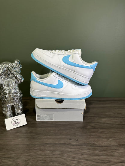 Air Force 1 White Aquarius Blue