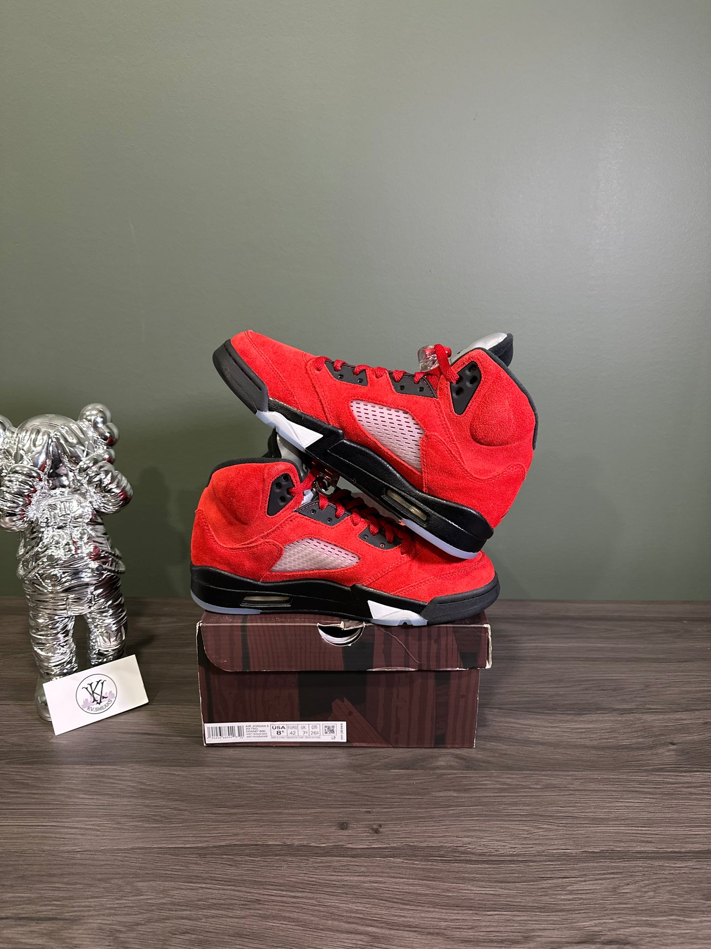 Jordan 5 Raging Bull Red