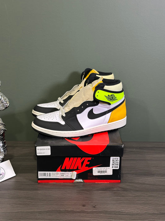 Jordan 1 High Black Volt Gold