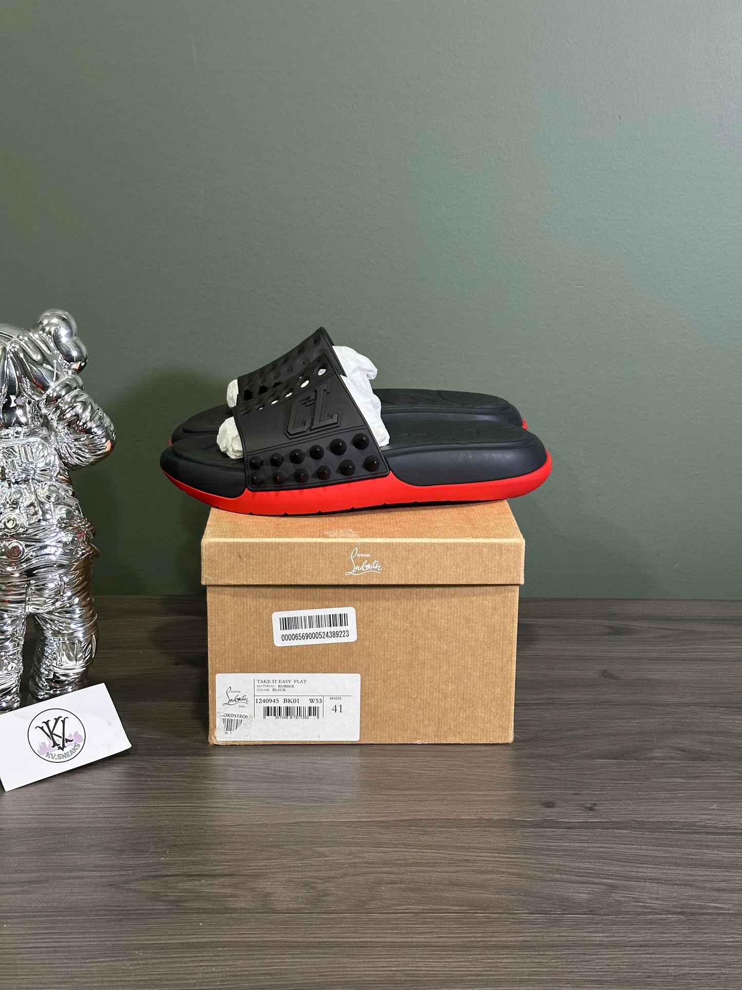 Christian Louboutin Take It Easy Rubber Slide