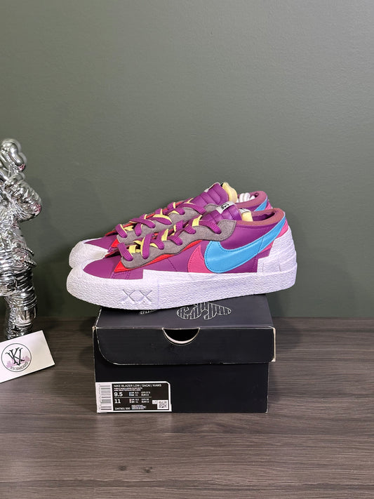 Nike Blazer Low Sacai Kaws Purple Dusk