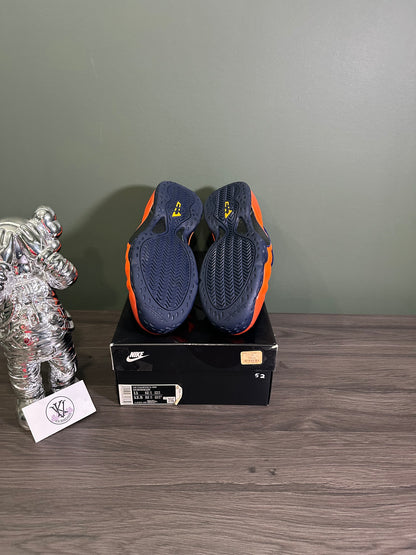 Air Foamposite One Blue Void Rugged Orange