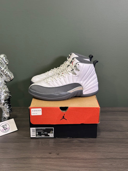 Jordan 12 White Dark Grey