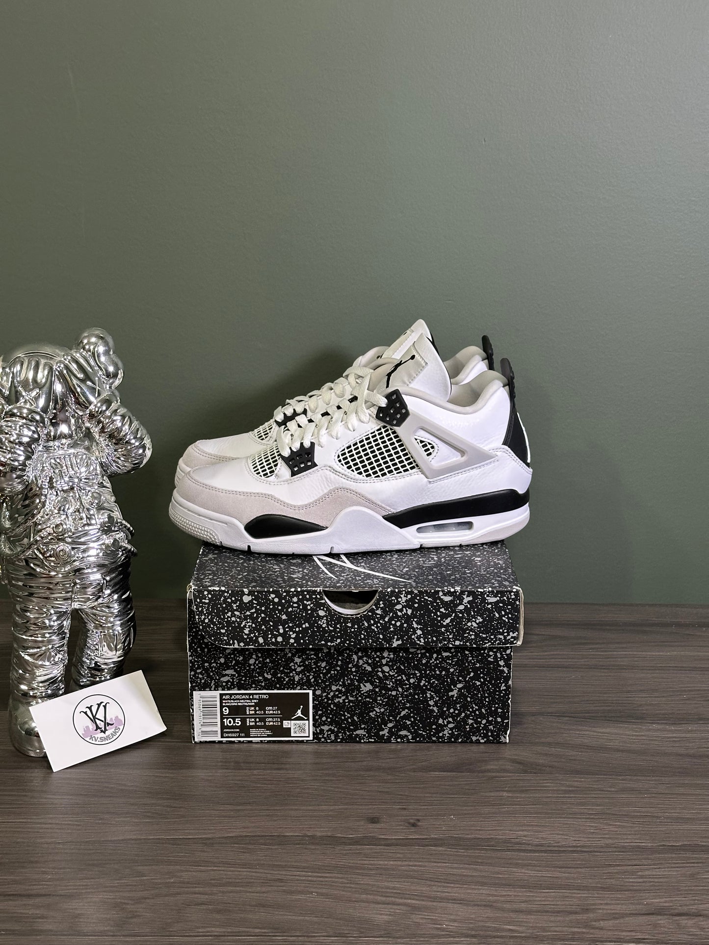 Jordan 4 Military Black