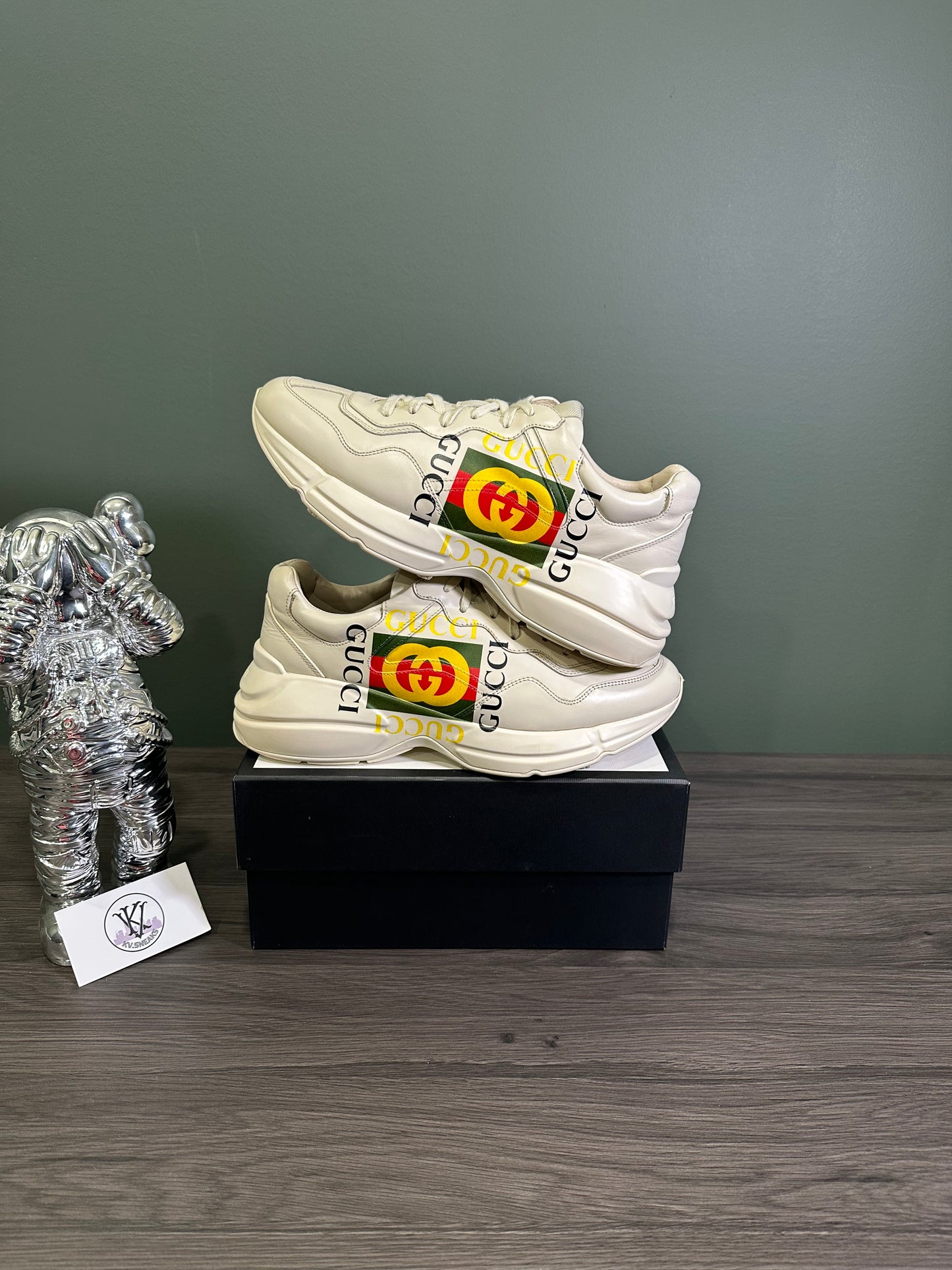 Gucci Rhyton Logo Ivory