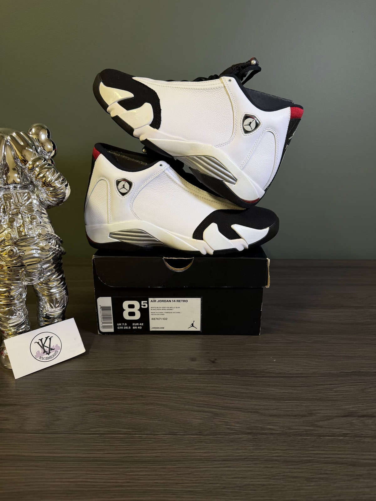 Jordan 14 Retro Black Toe (2014)