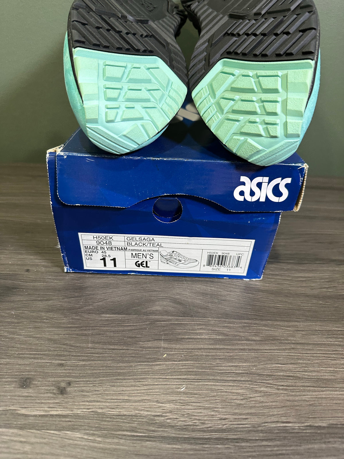 ASICS Gel-Saga Diamond Supply Co x Ronnie Fieg Aqua Blue Black
