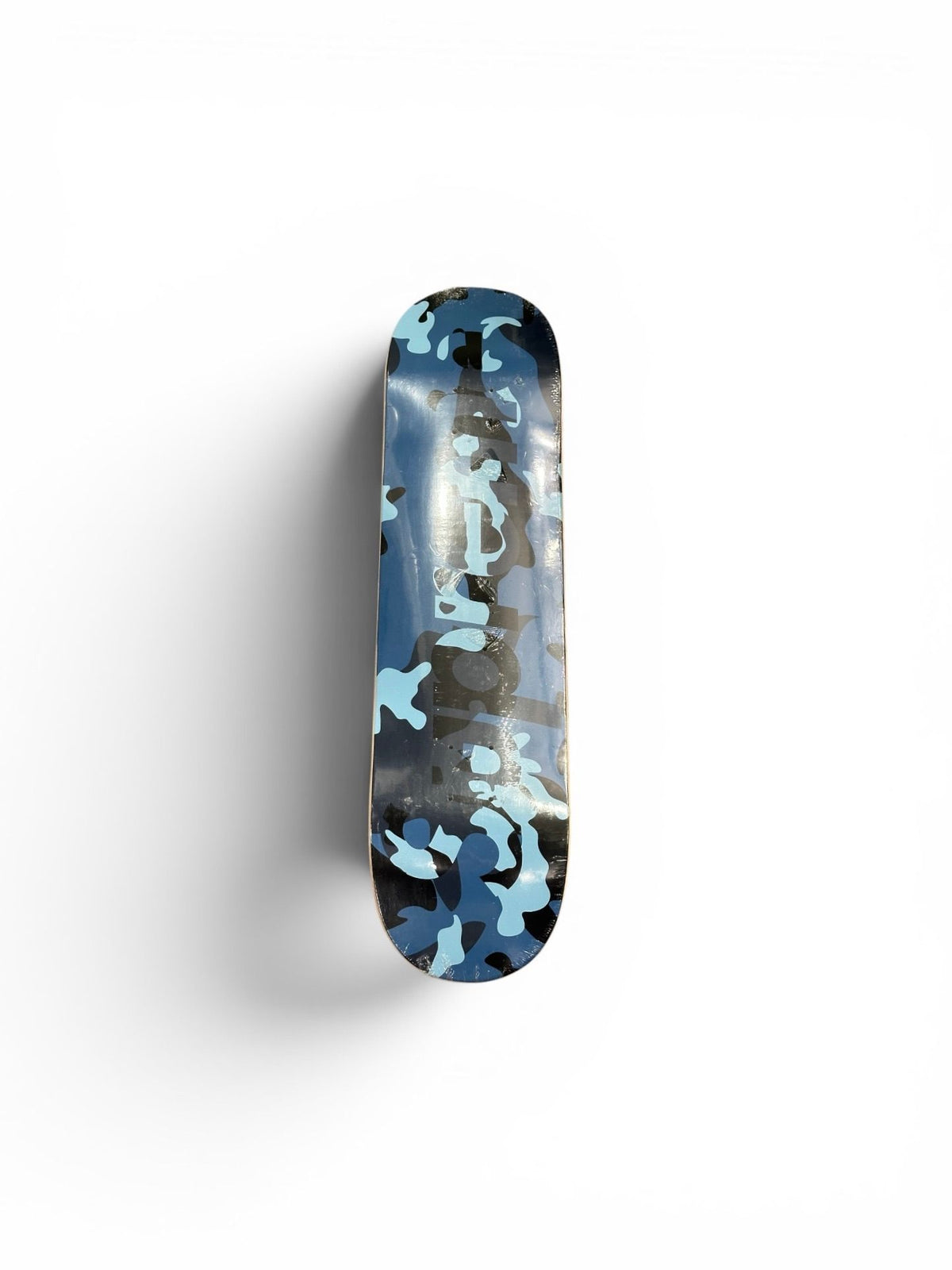 SURPEME CAMO LOGO SKATEBOARD DECK BLUE CAMO