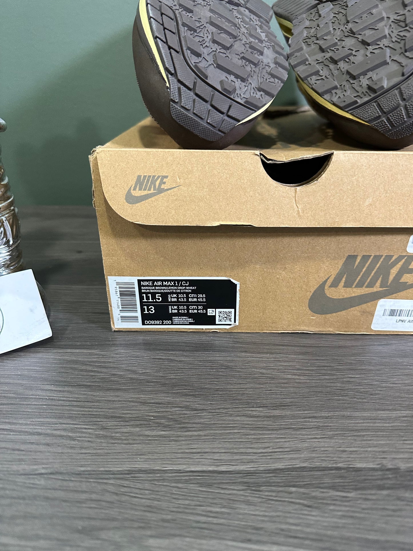 Air Max 1 Travis Scott Baroque Brown