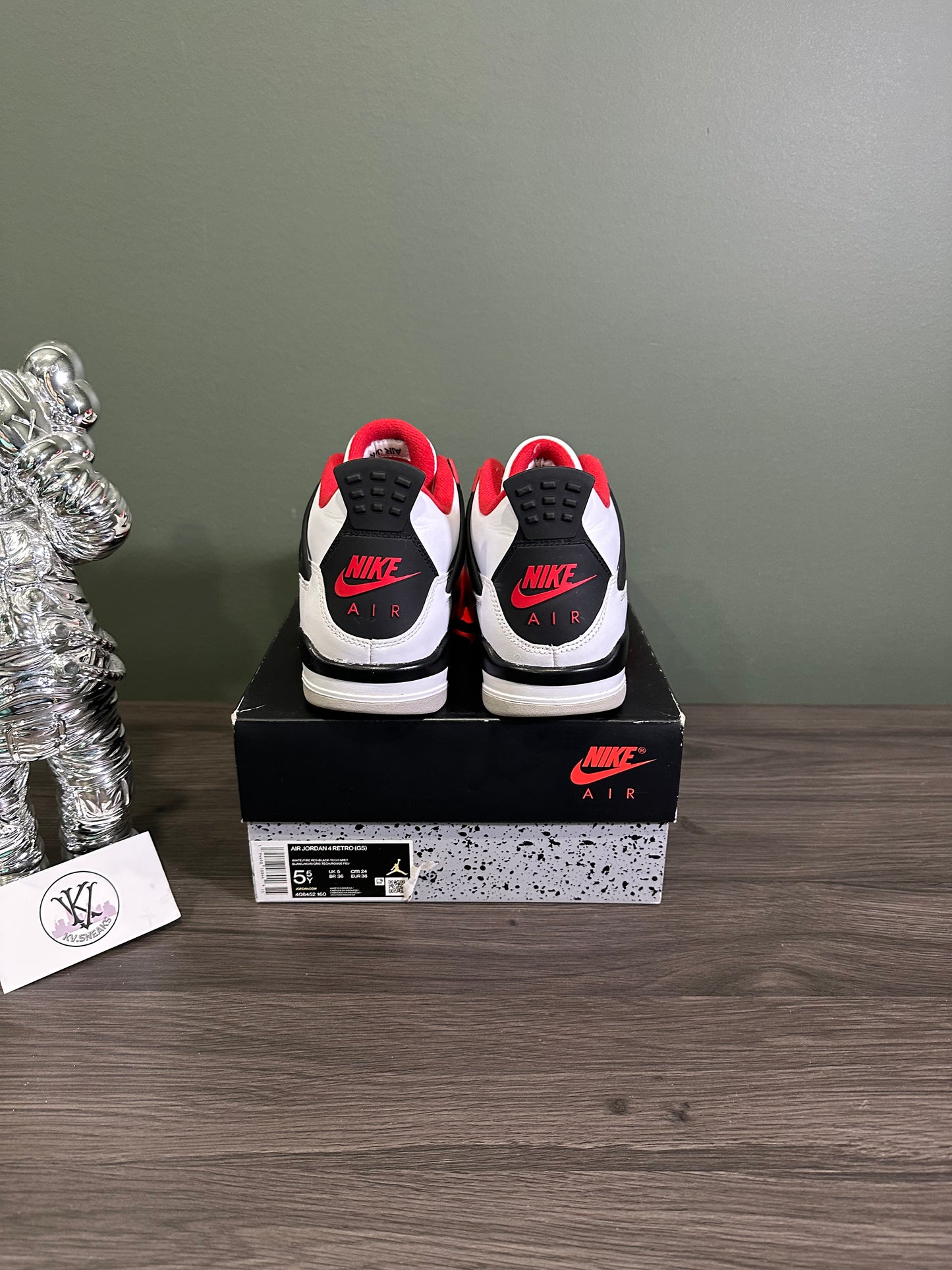 Jordan 4 Fire Red (GS)