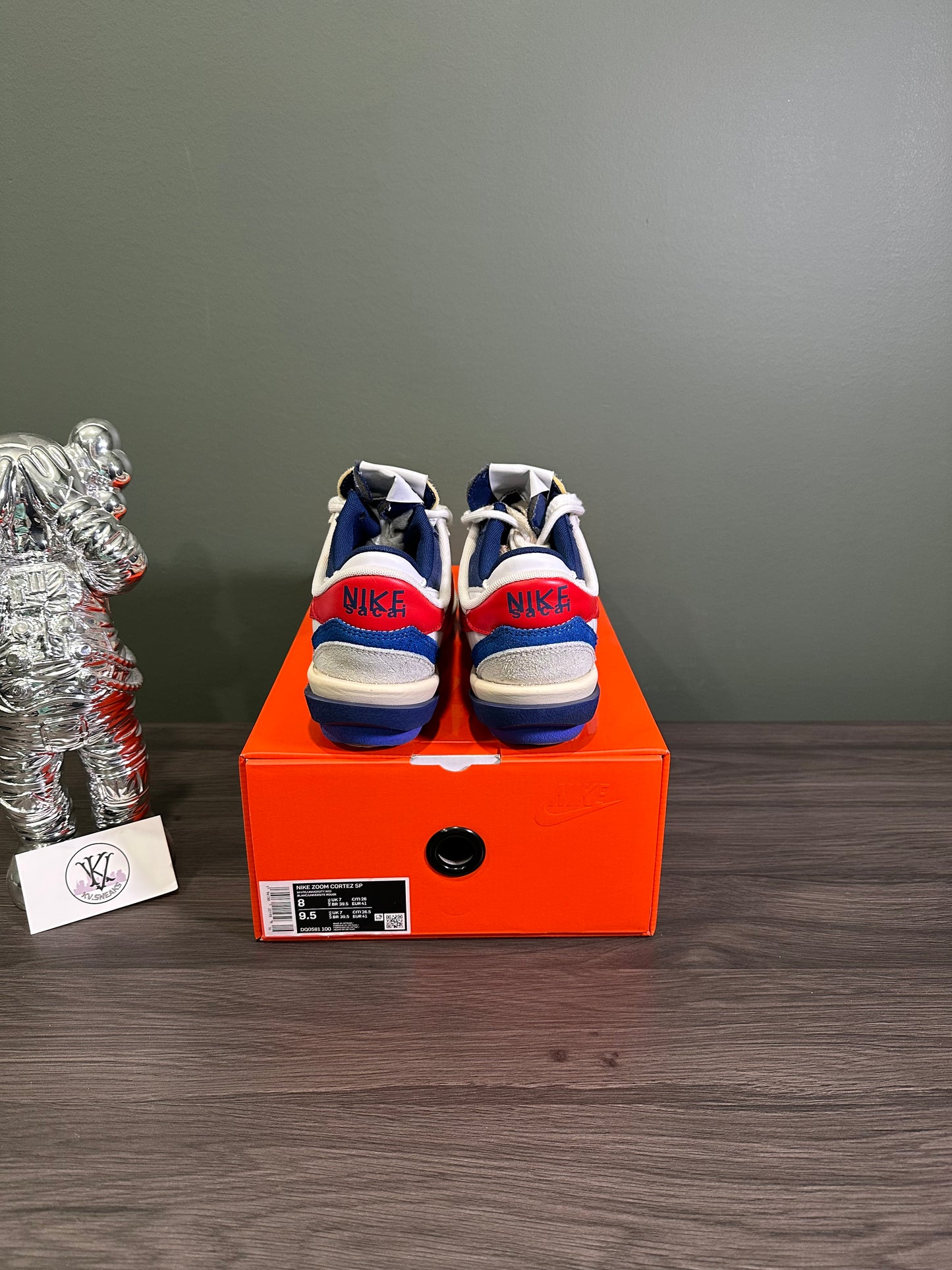 Nike Zoom Cortez Sacai University Red Blue