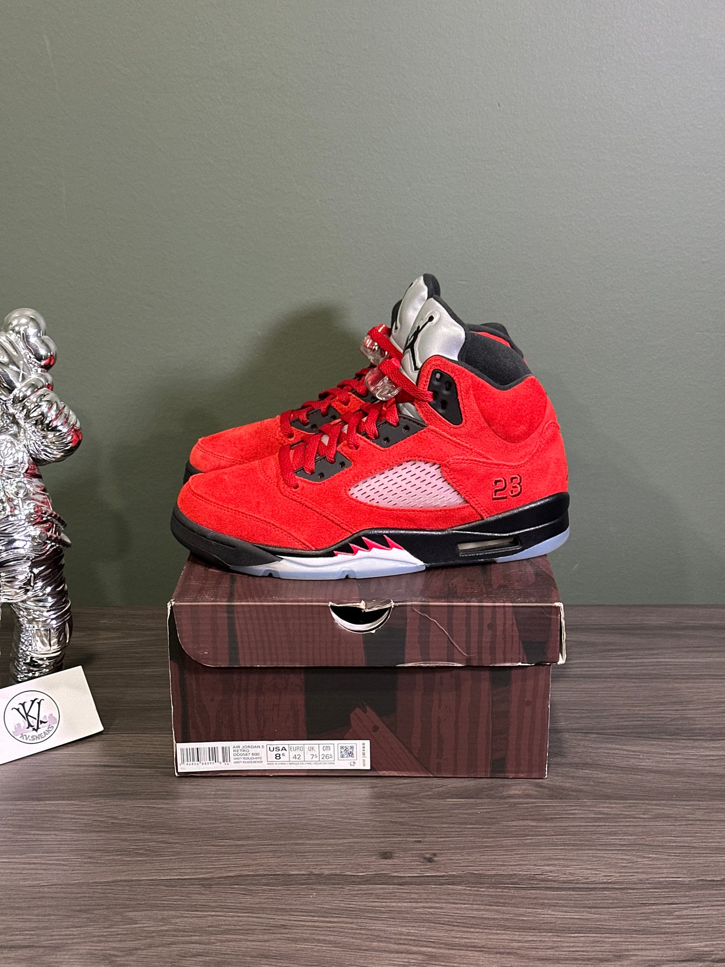 Jordan 5 Raging Bull Red