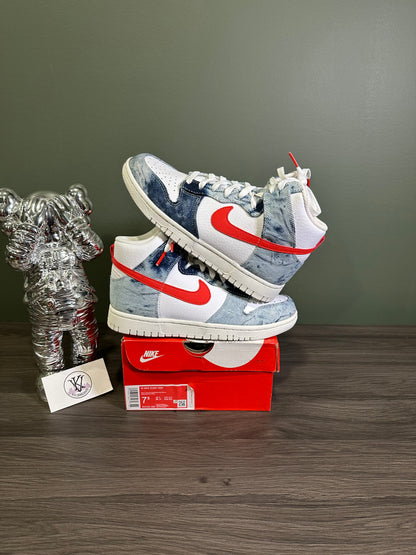 Dunk High Washed Denim Pack