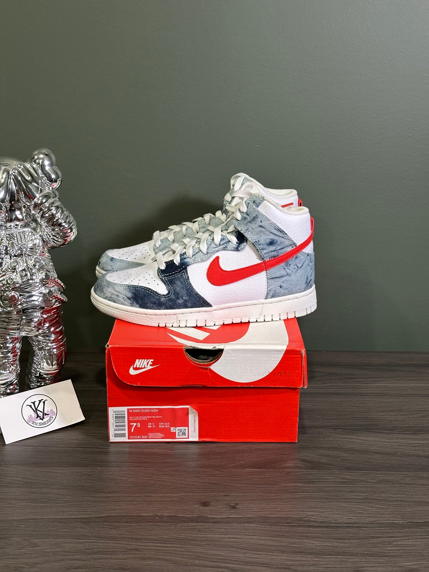 Dunk High Washed Denim Pack