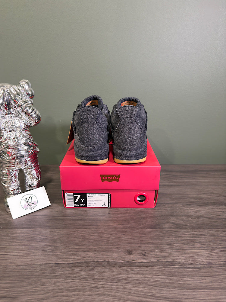 Jordan 4 Levi’s Black (Levi’s Tag) (GS)