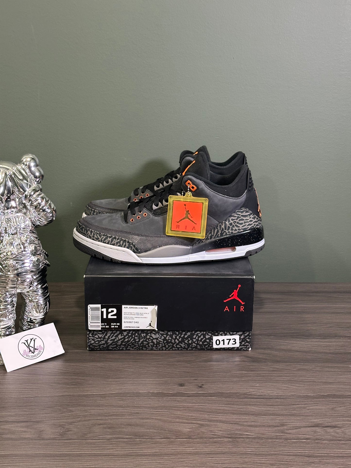 Jordan 3 Fear Pack 2013