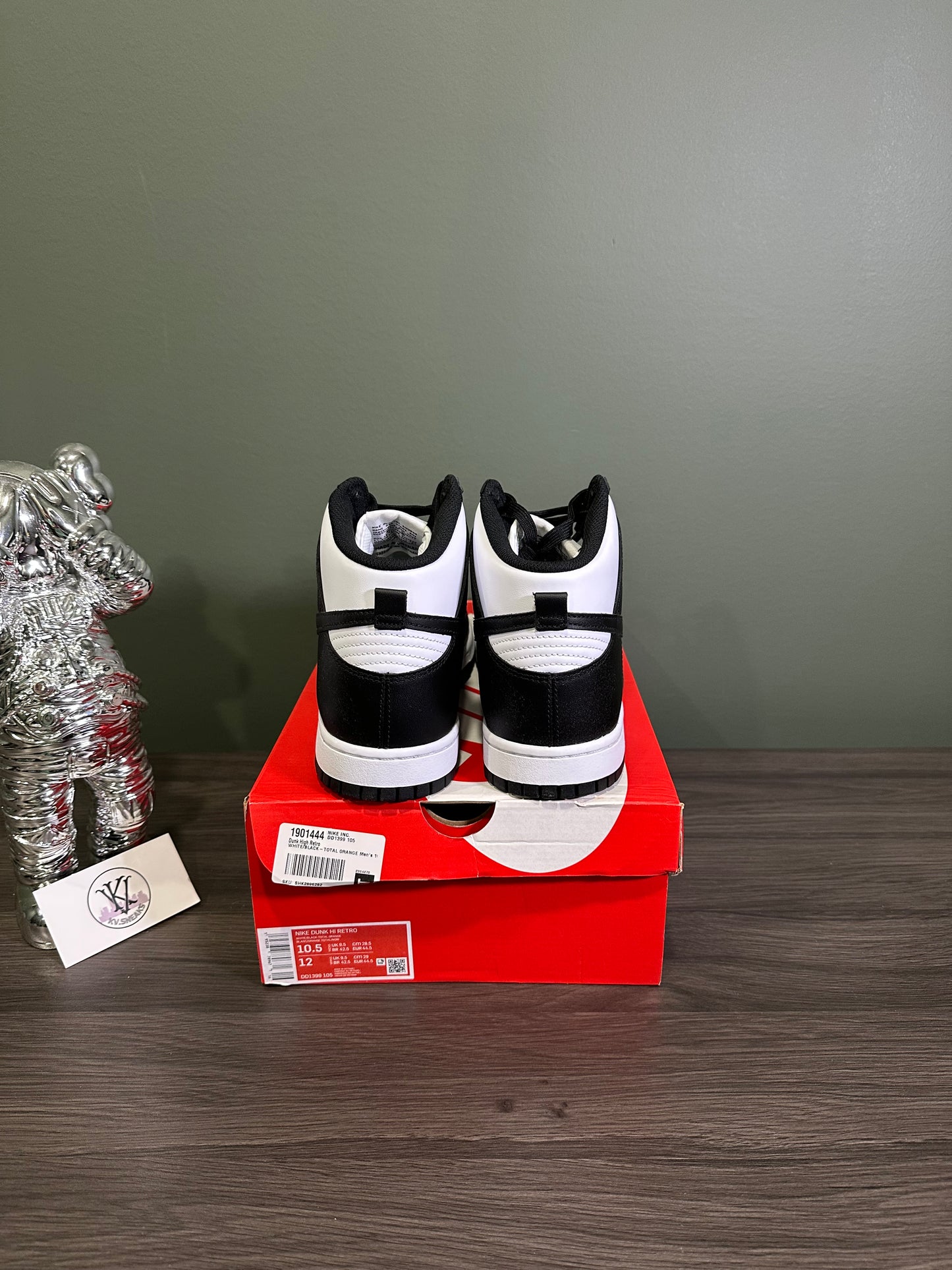Dunk High Panda Black White