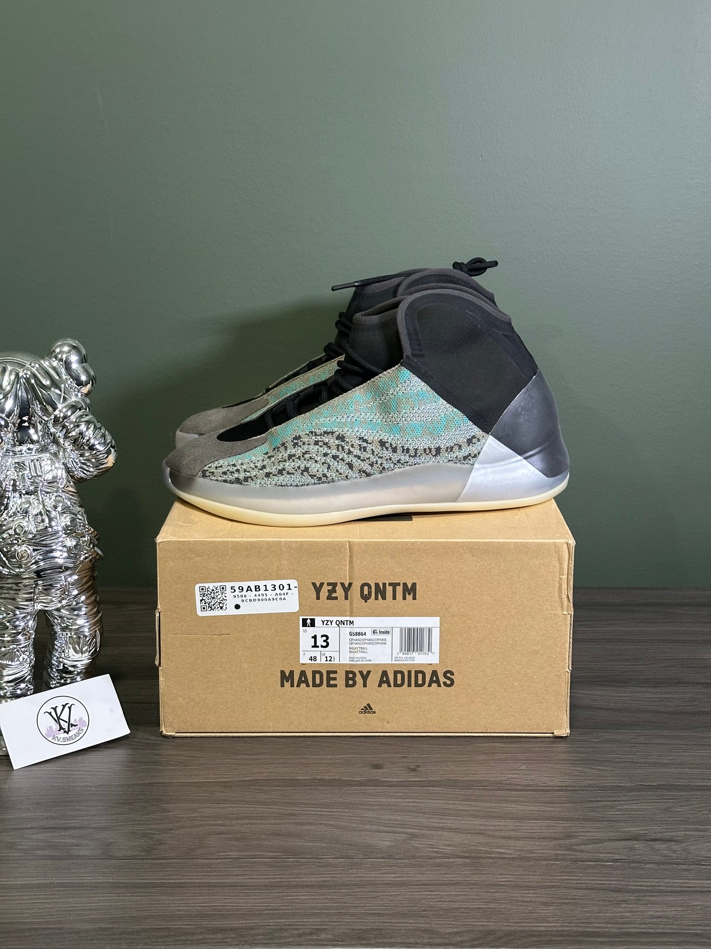Yeezy QNTM Teal Blue