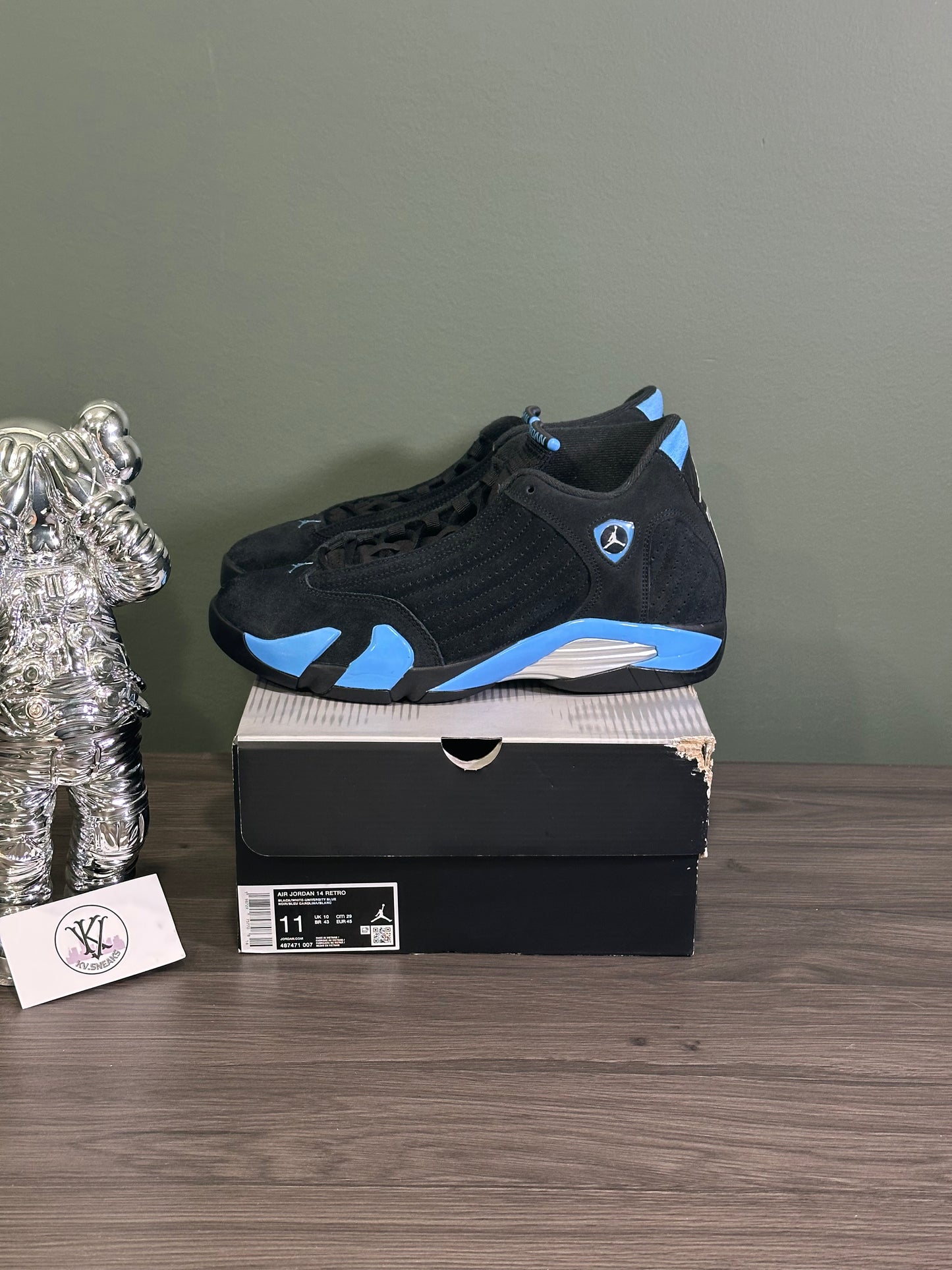 Jordan 14 Black University Blue 2026