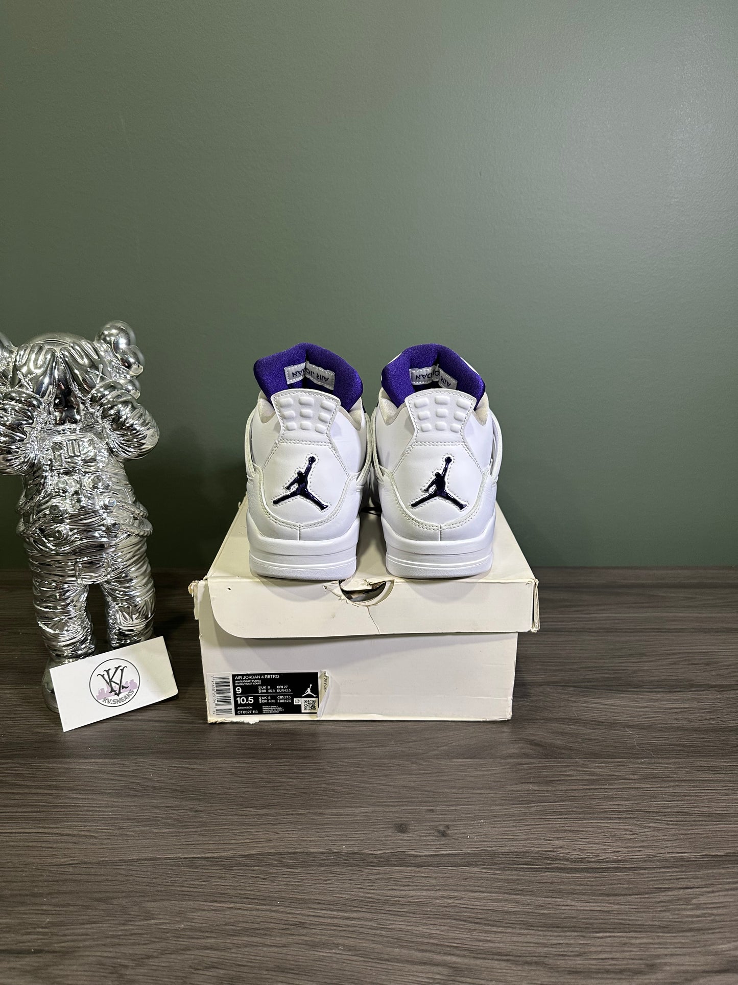 Jordan 4 Metallic Purple