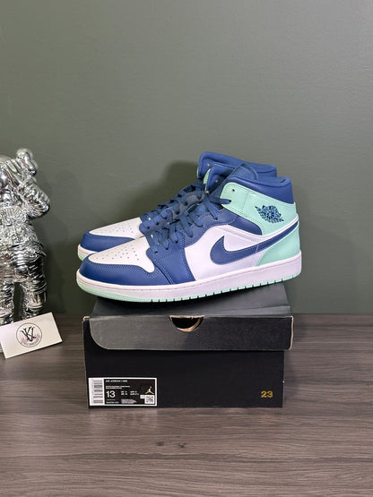 Jordan 1 Mid Mystic Navy Mint Foam