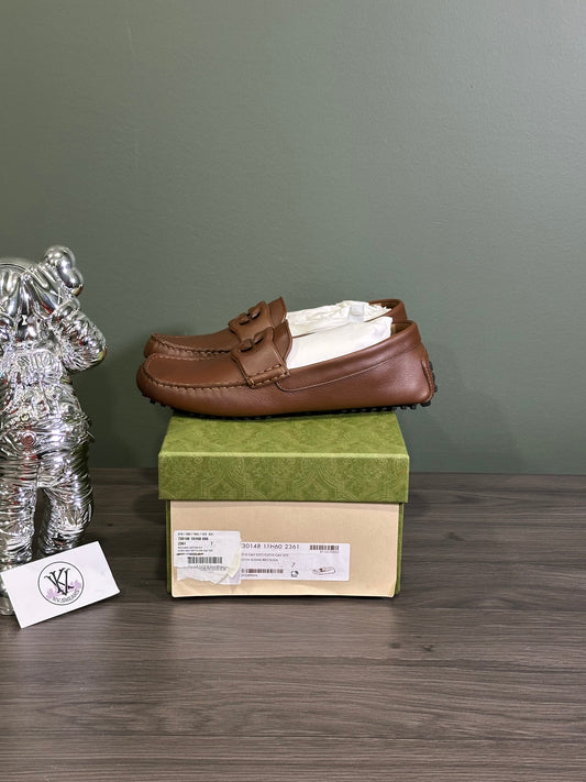 Gucci Interlocking G Driver Loafers