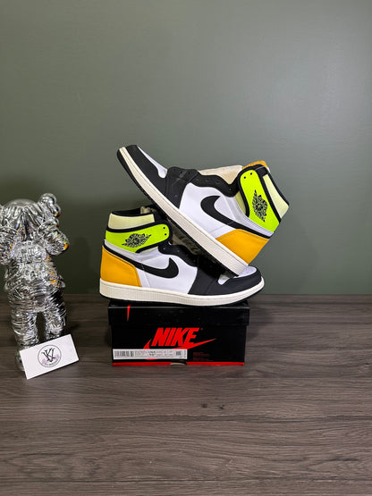 Jordan 1 High Black Volt Gold