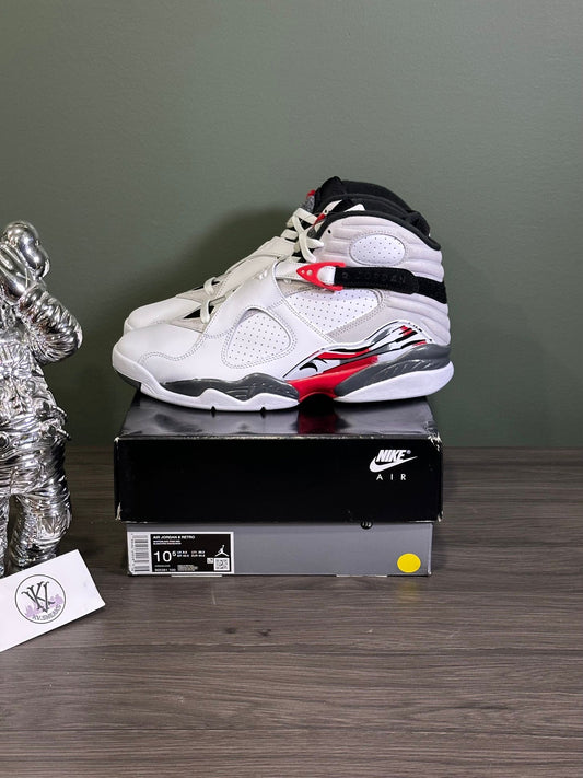 Jordan 8 Retro White True Red (2025)
