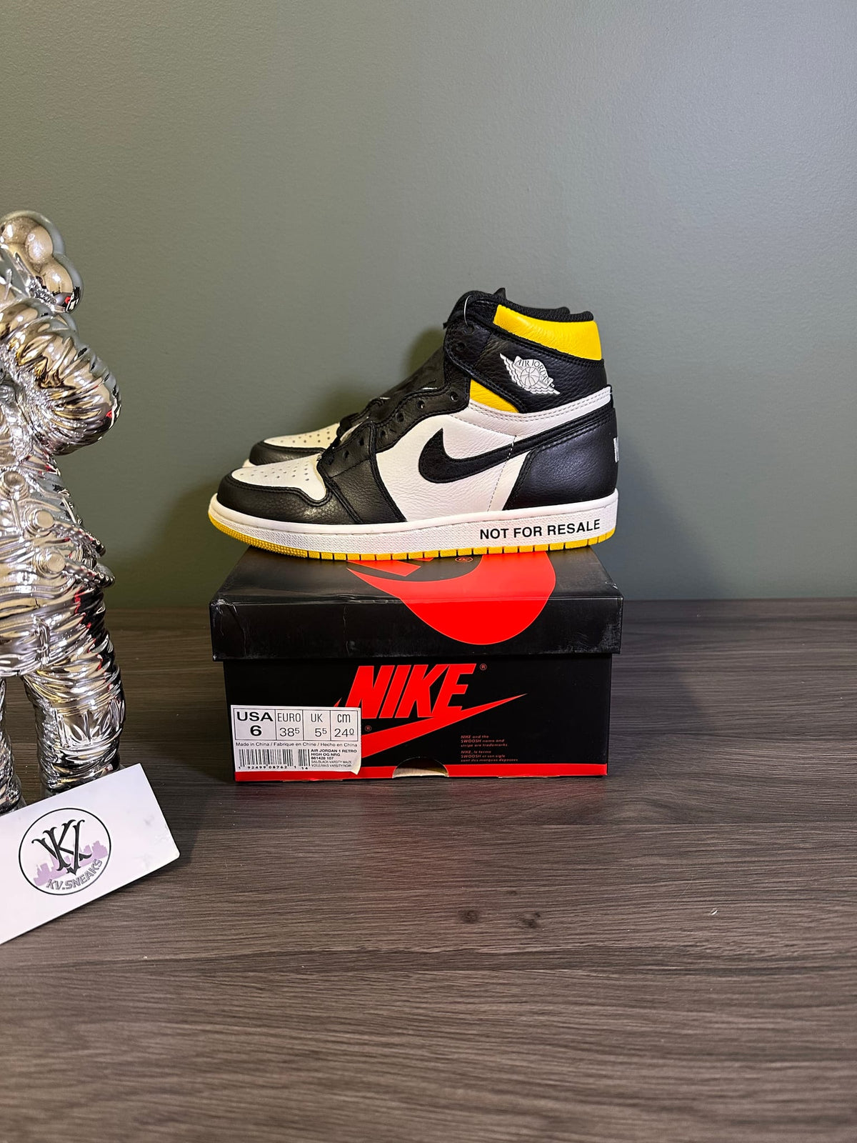 Jordan 1 Retro High Not for Resale Varsity Maize
