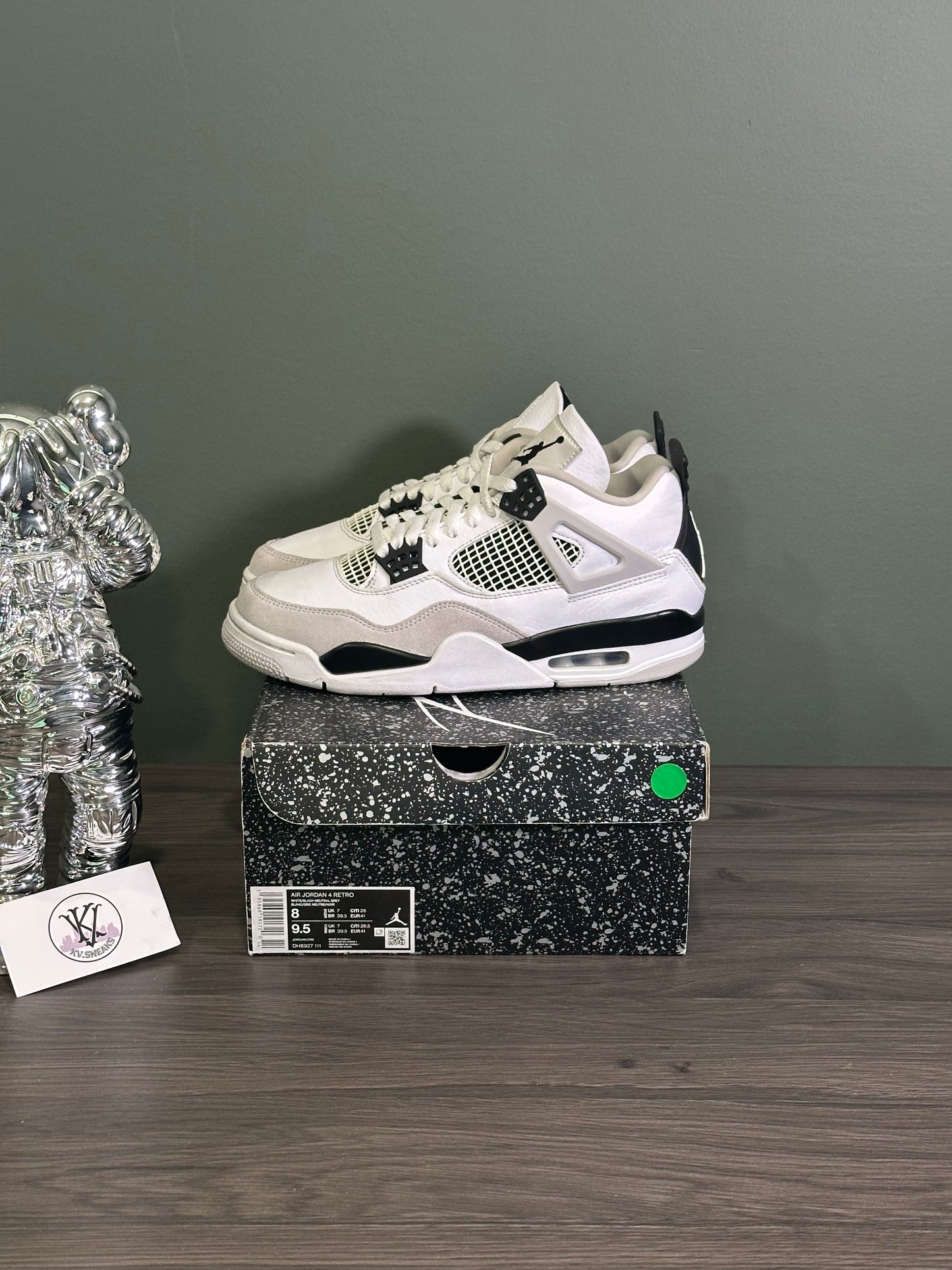 Jordan 4 Military Black