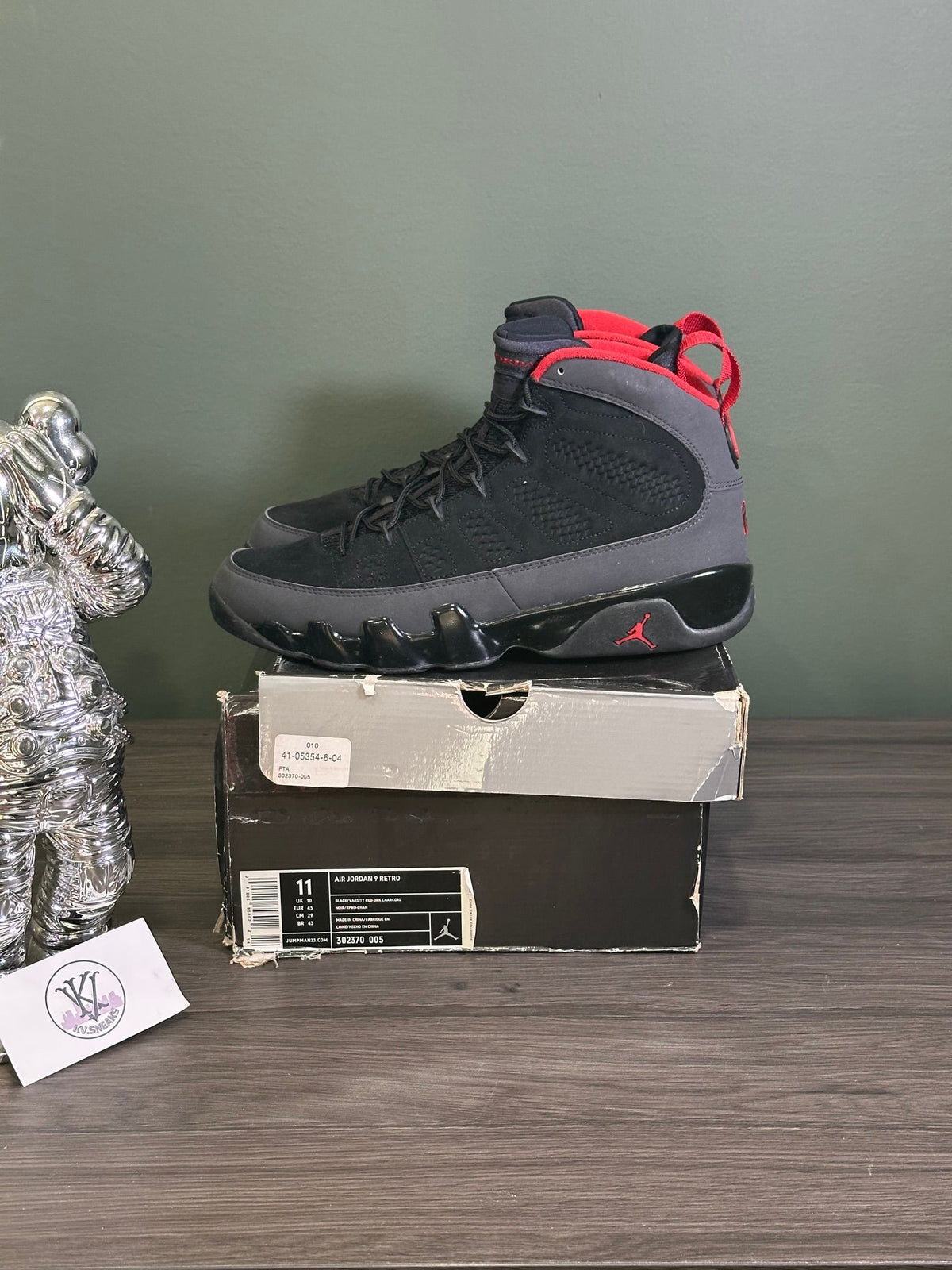 Jordan 9 Retro Charcoal