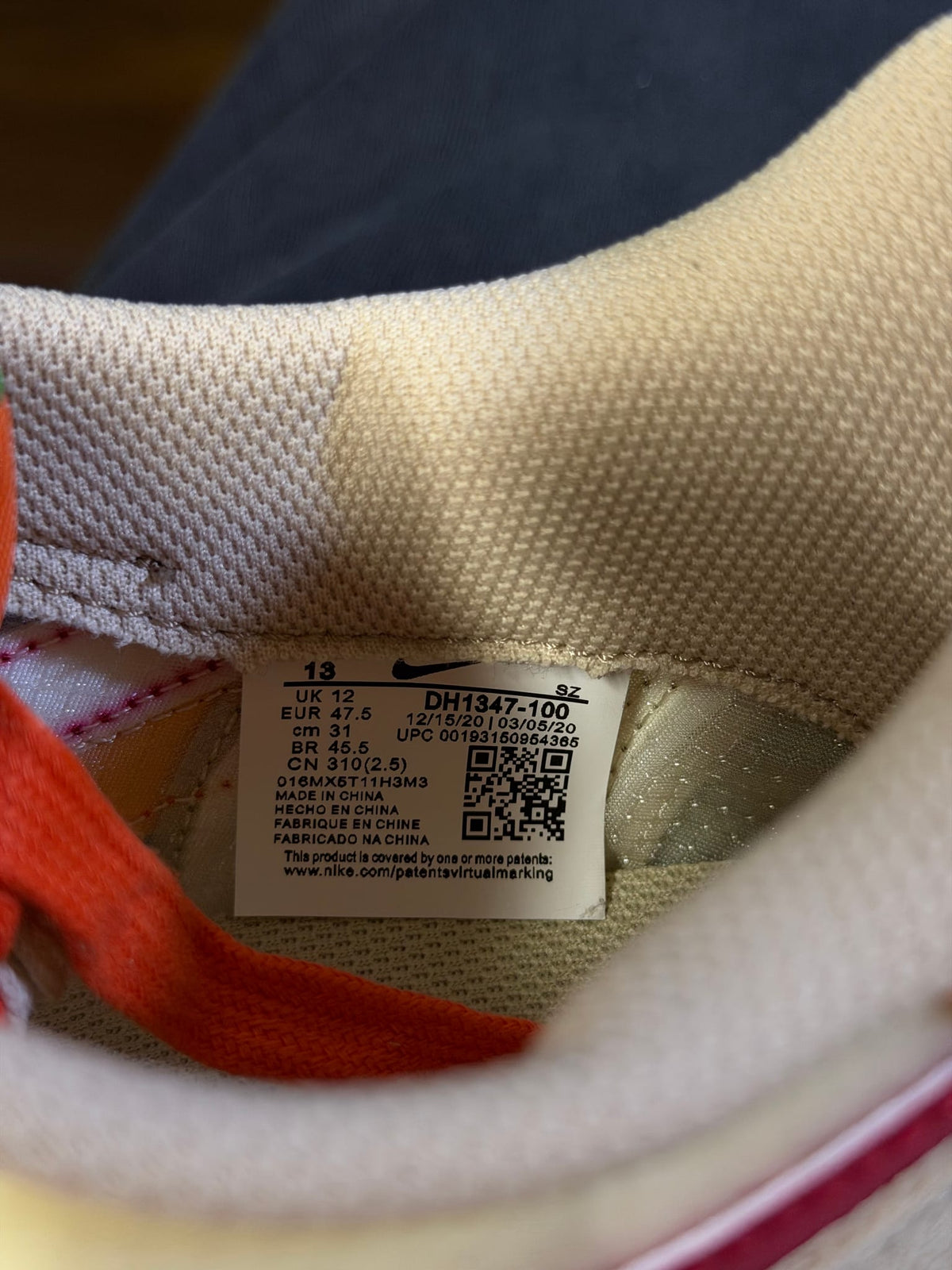 Nike LD Waffle sacai CLOT Kiss of Death Net Orange Blaze