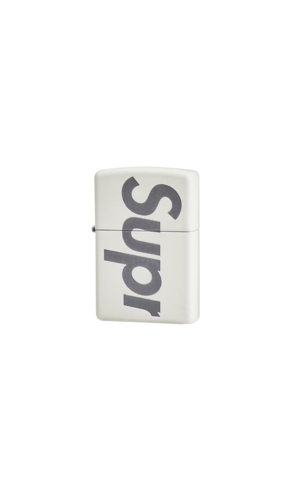 SUPREME GLOW IN THE DARK ZIPPO WHITE