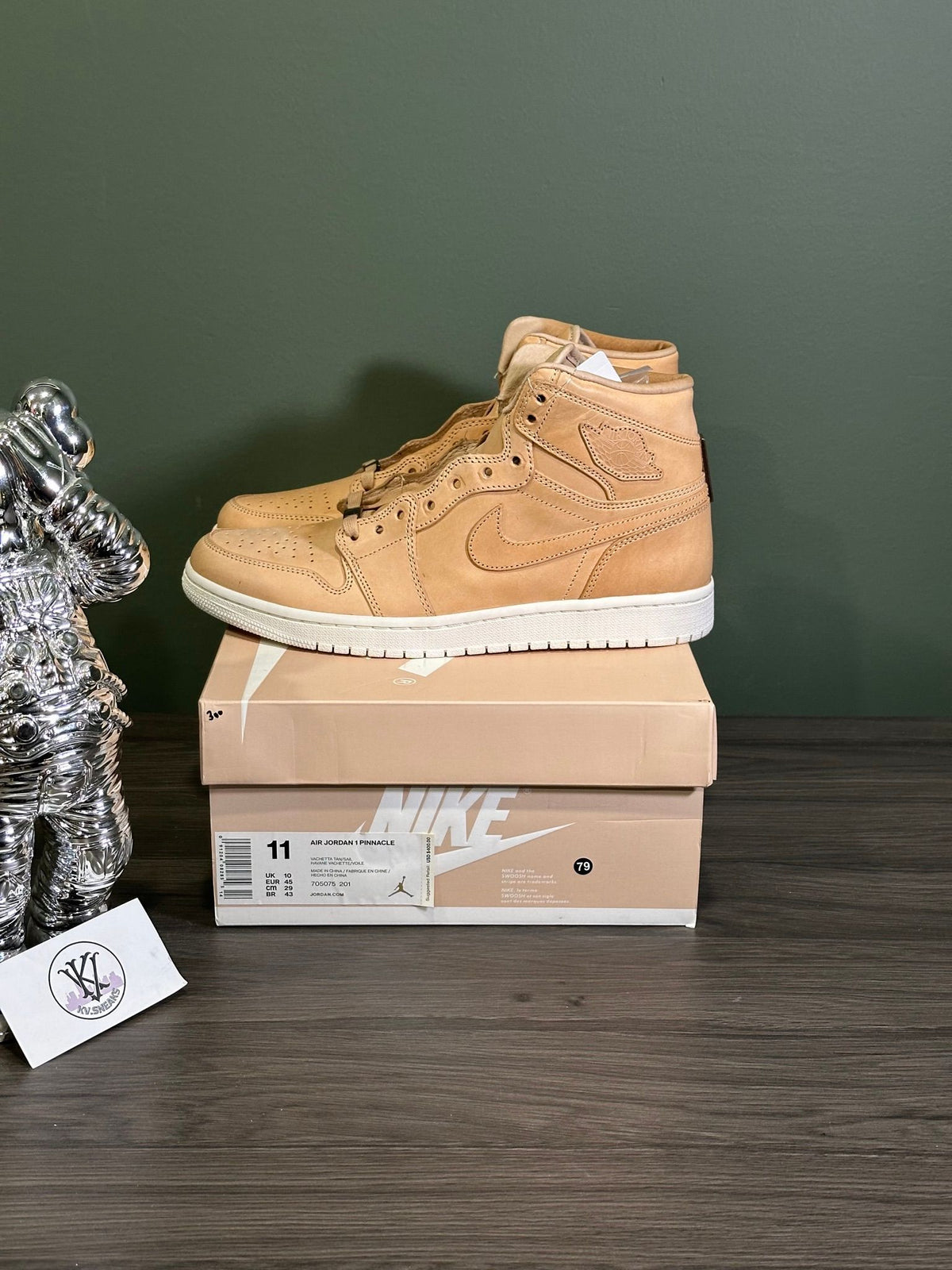 Jordan 1 Retro Pinnacle Vachetta Tan