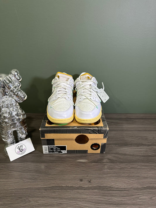 Dunk Low Off-White Lot 1
