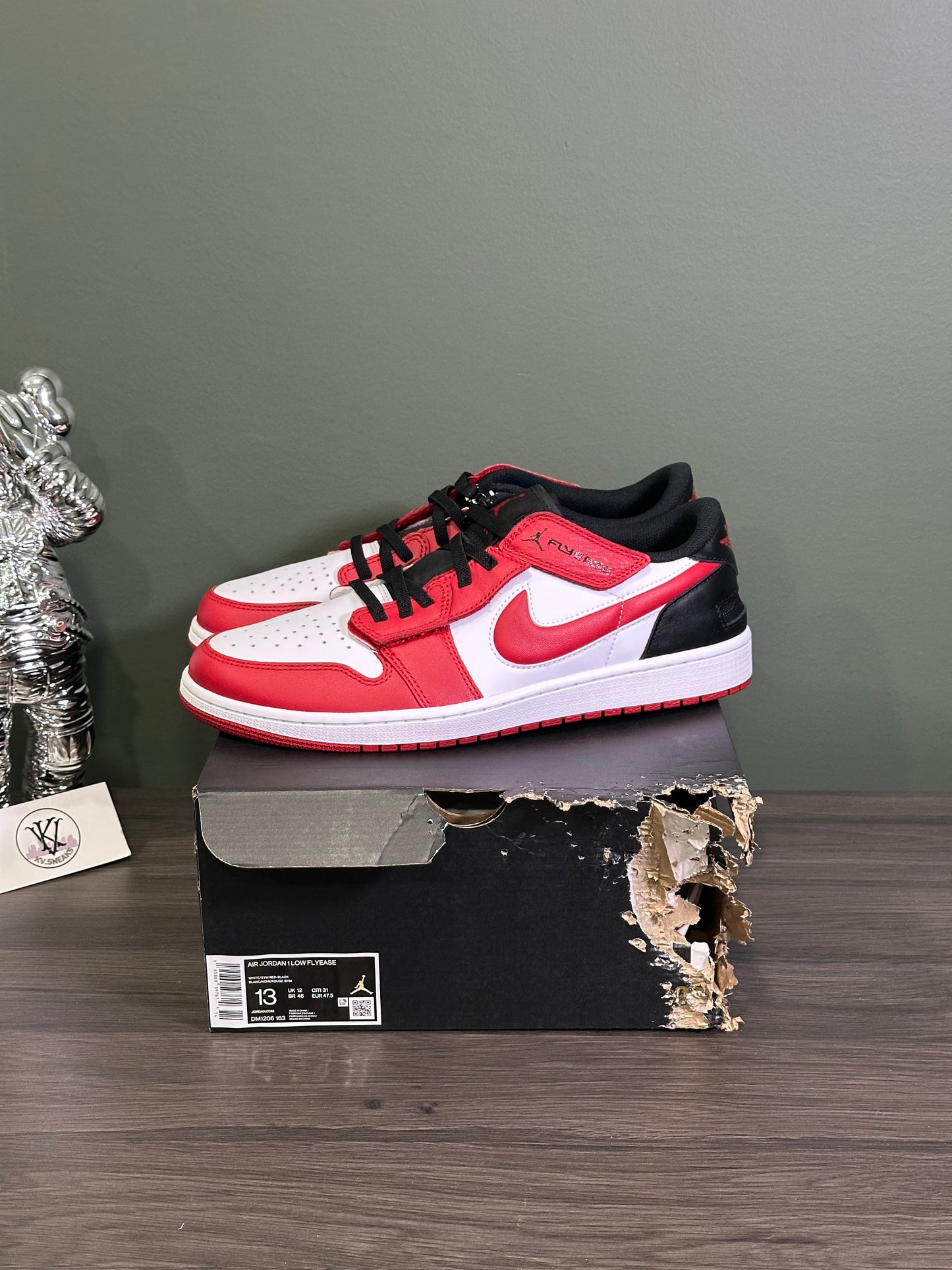 Jordan 1 Low FlyEase Gym Red